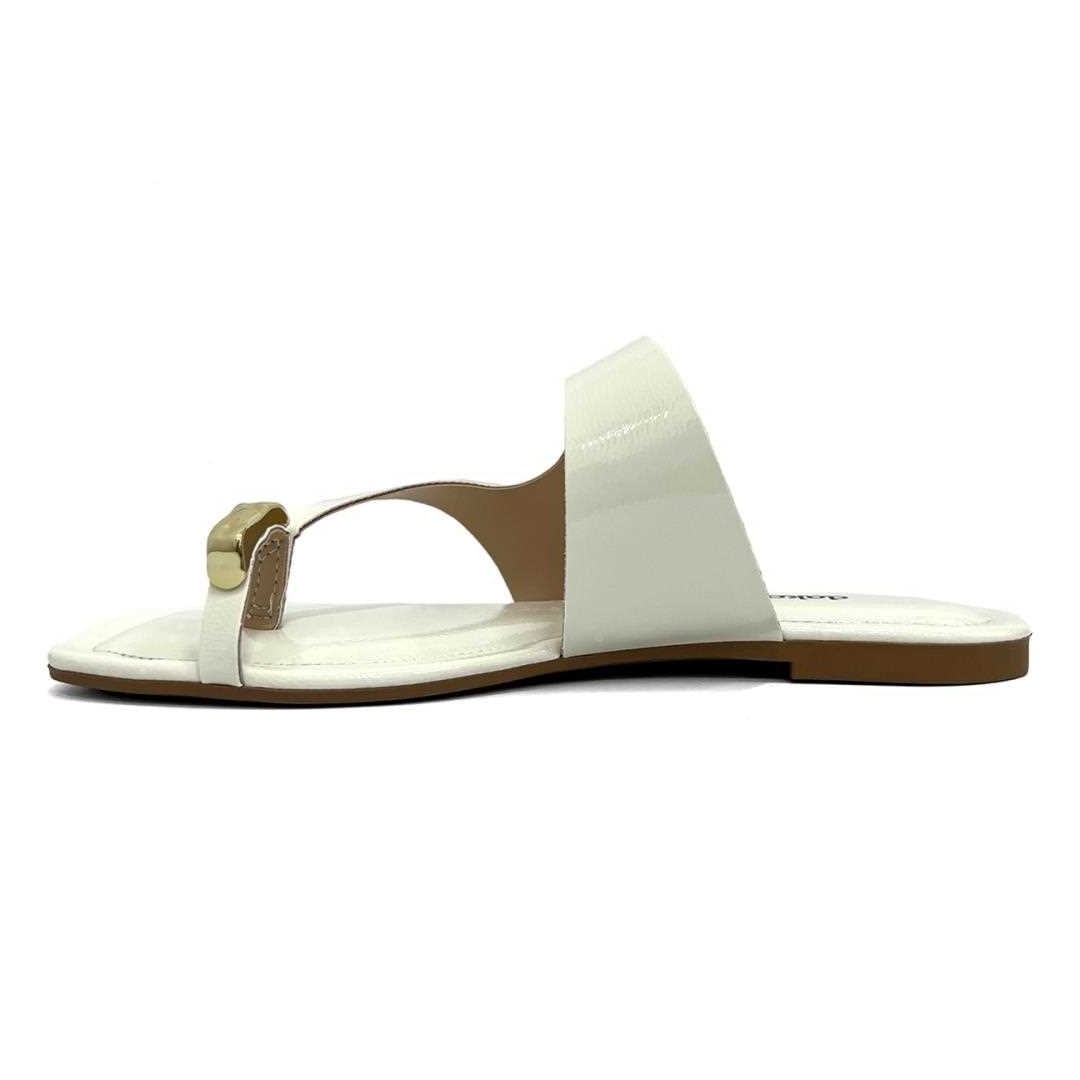 Chinelo Dakota Rasteira De Dedo Y8681 Cream