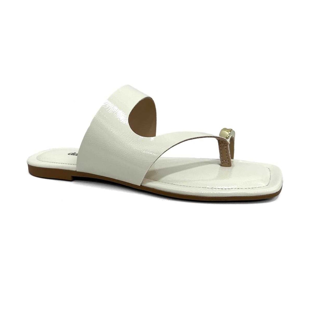 Chinelo Dakota Rasteira De Dedo Y8681 Cream Chinelo Dakota Rasteira De Dedo Y8681 Cream