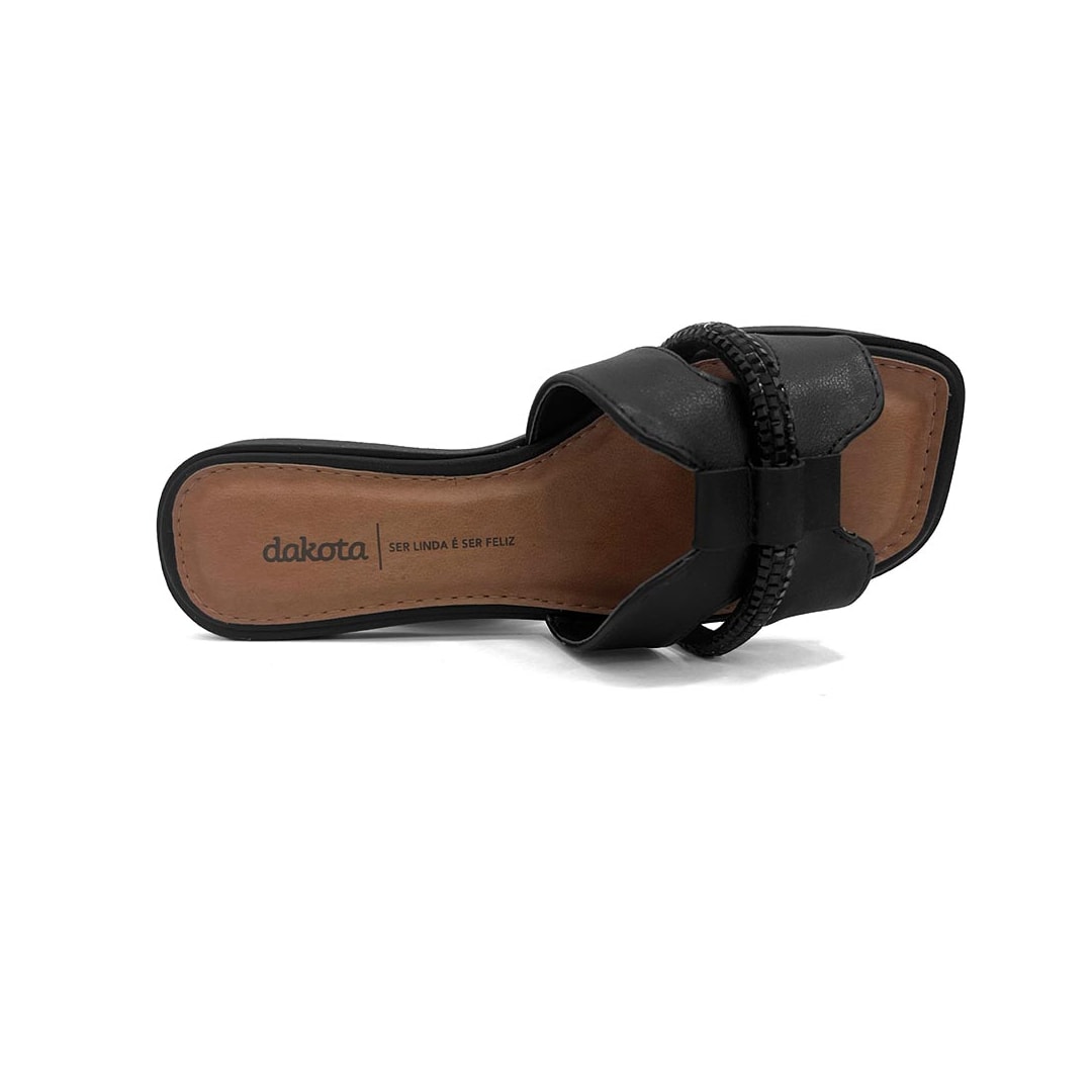 Chinelo Dakota Rasteira Gáspea Y8103 Preto