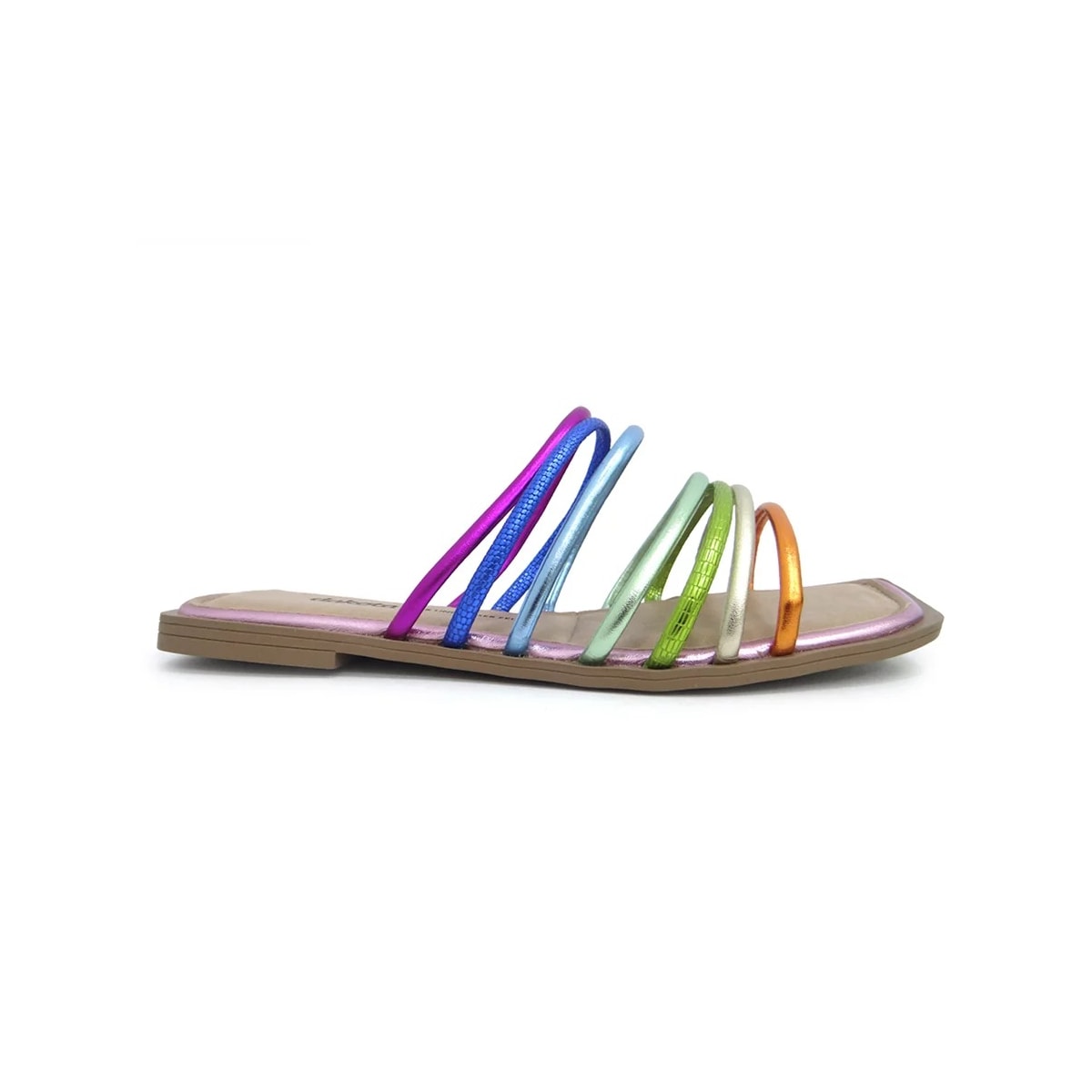 Chinelo Dakota Rasteira Y0522 Laranja/Champagne/Li Chinelo Dakota Rasteira Y0522 Laranja/Champagne/Li