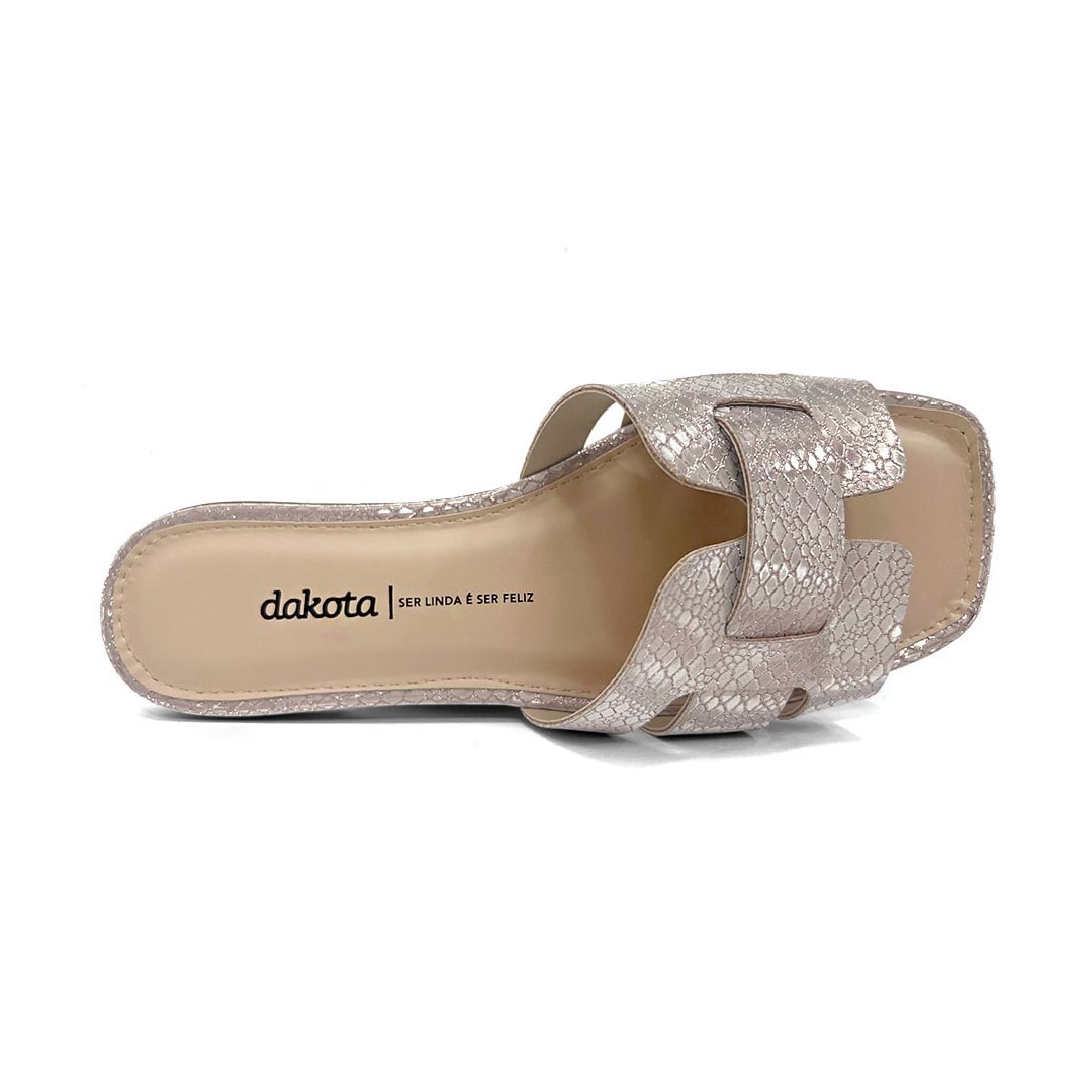 Chinelo Dakota Rasteira Y8041 Rose
