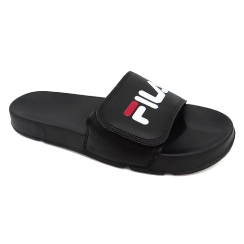 Chinelo Fila Drifter Vlc F01sd005 Preto/Branco/Vermelh