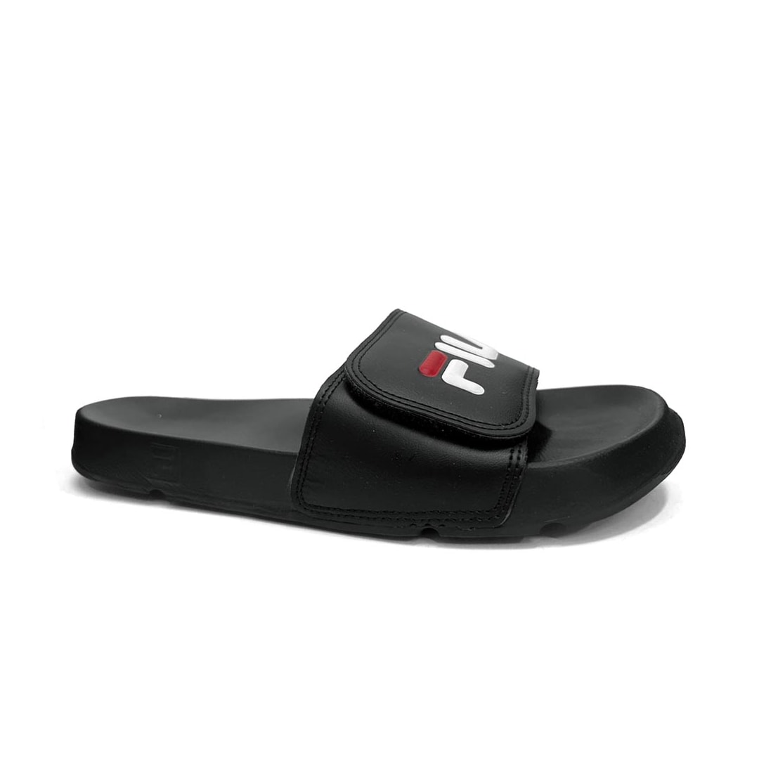 Chinelo Fila Drifter Vlc F01sd005 Preto/Branco/Vermelh