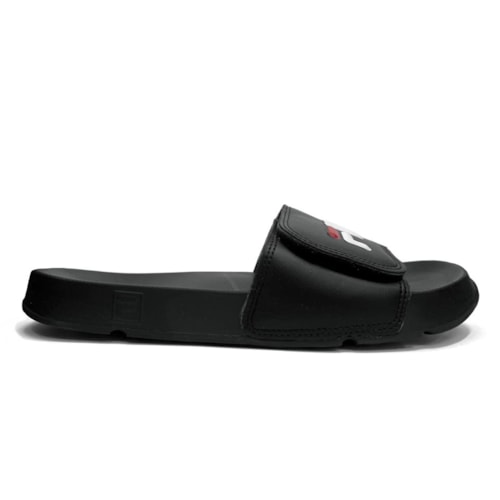 Detalhe - Chinelo Fila Drifter Vlc F01sd005 Preto/Branco/Vermelh
