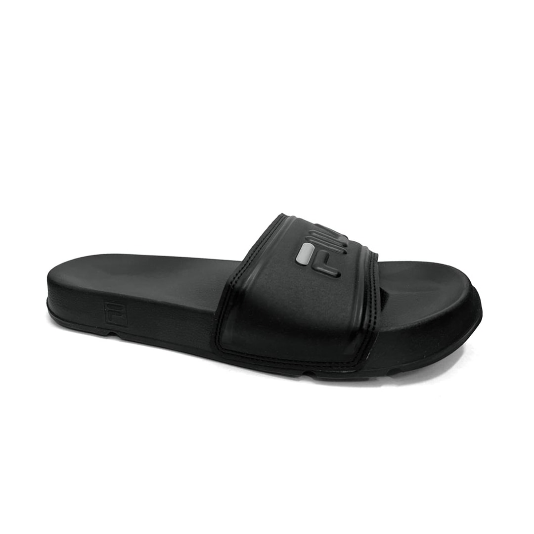 Chinelo Fila Masculino Drifter Stripes F01sd00007 Preto/Cinza