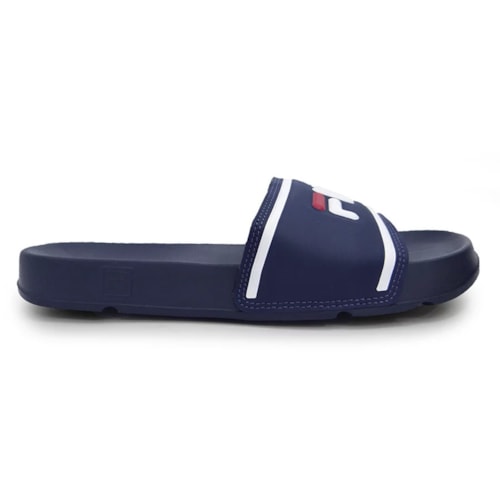 Detalhe - Chinelo Fila Men Flip Flop Drifter Stripes Marinho/Branco/Verm.