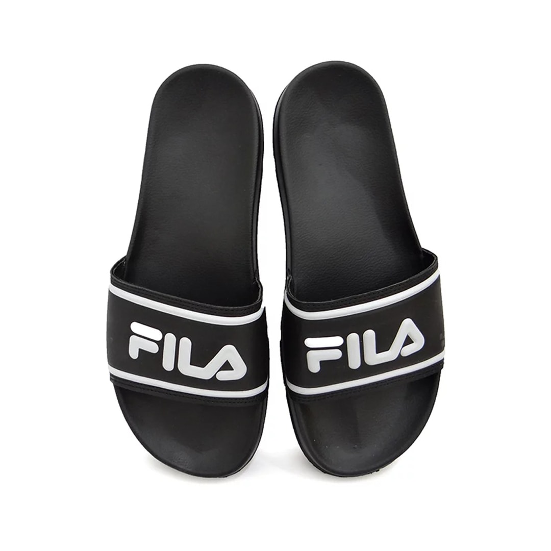 Chinelo Fila Men Flip Flop Drifter Stripes Preto/Prata/Branco