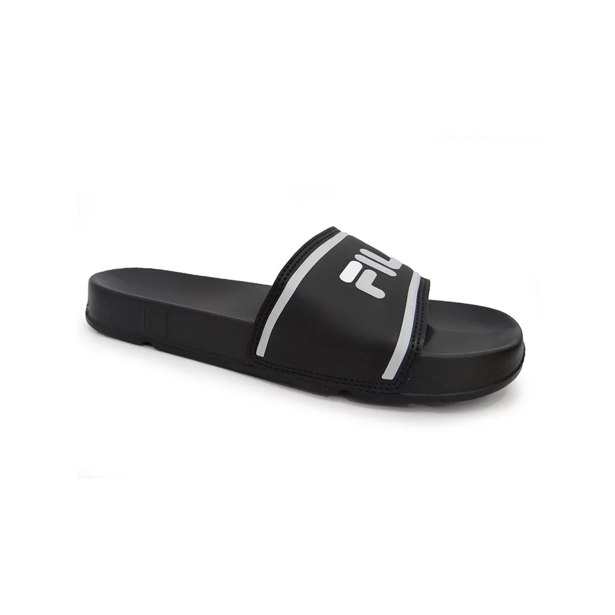 Chinelo Fila Men Flip Flop Drifter Stripes Preto/Prata/Branco Chinelo Fila Men Flip Flop Drifter Stripes Preto/Prata/Branco