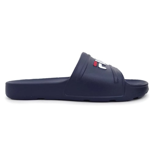 Detalhe - Chinelo Fila Men Flip Flop Sleek Slide Marinho/Branco/Verm.