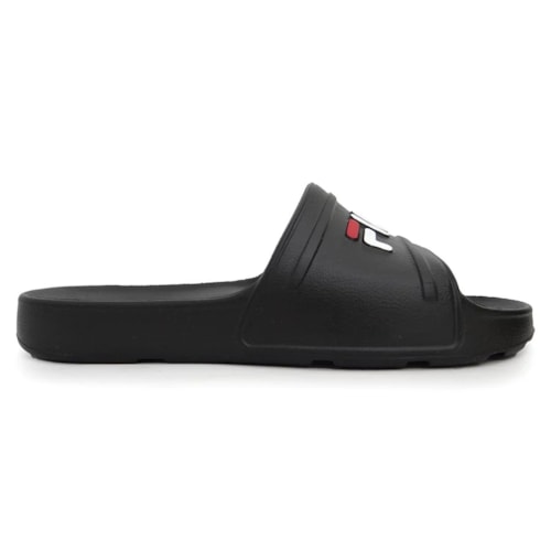 Chinelo Fila Men Flip Flop Sleek Slide Preto/Branco/Vermelh