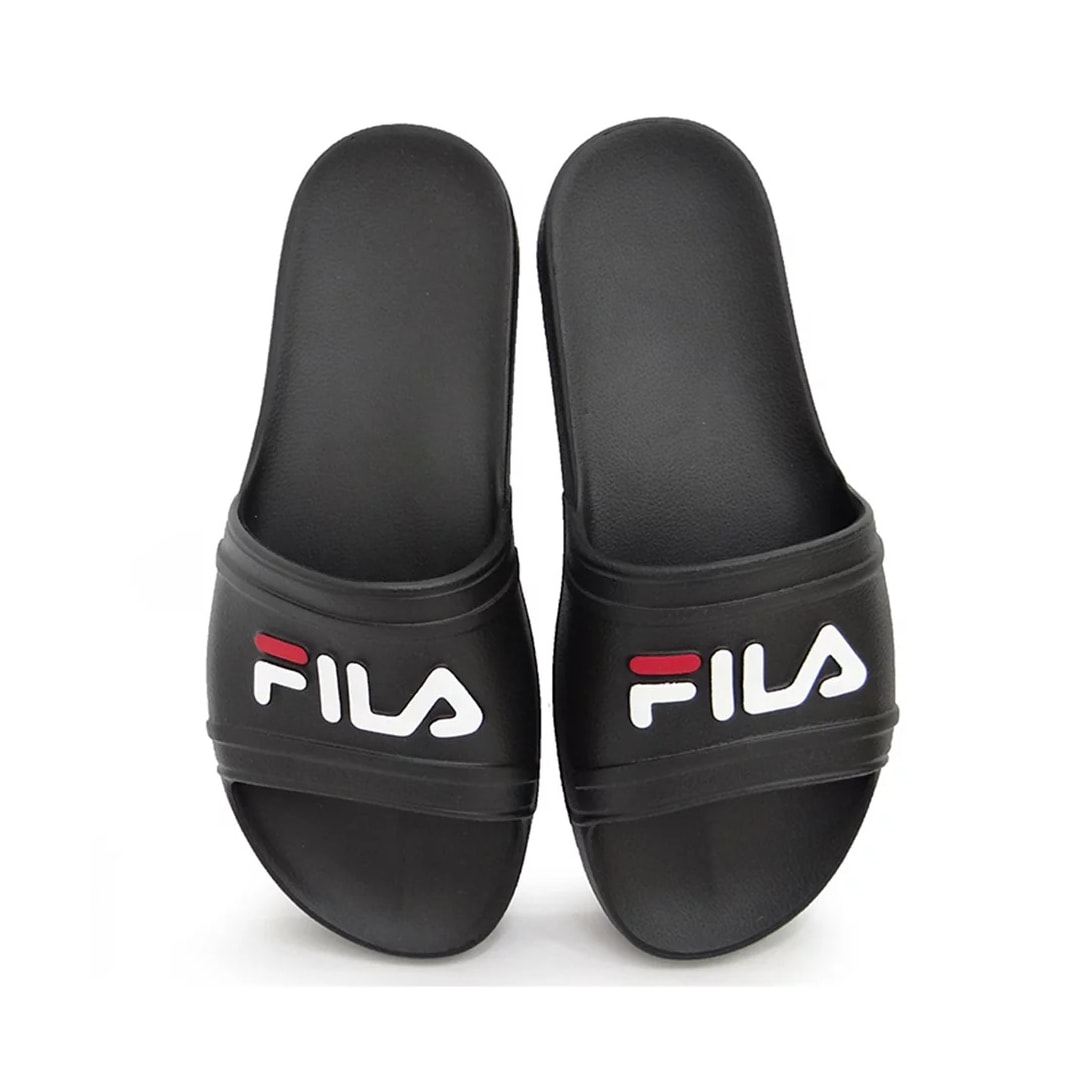 Chinelo Fila Men Flip Flop Sleek Slide Preto/Branco/Vermelh