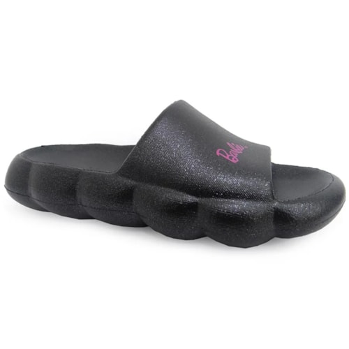 Chinelo Grendene Barbie Comfy Slide 22863 Preto