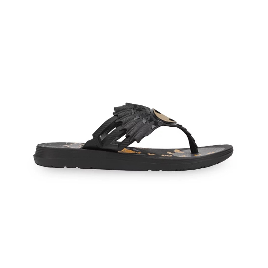 Chinelo Grendene Batman Batcaverna 22761 Preto/Amarelo/Grafit