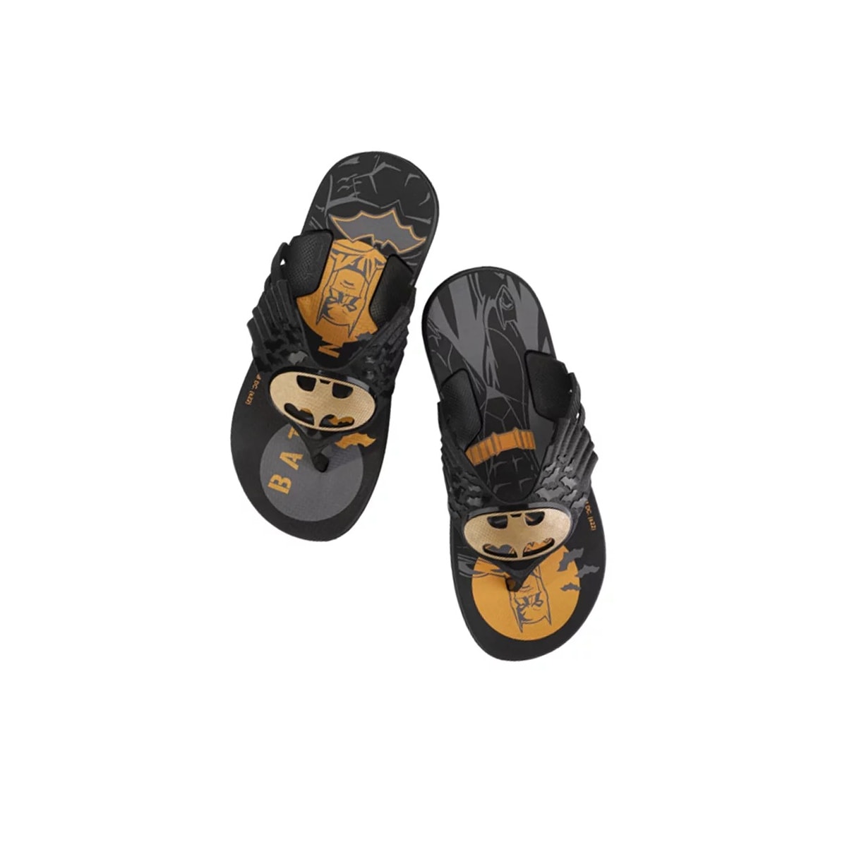 Chinelo Grendene Batman Batcaverna 22761 Preto/Amarelo/Grafit Chinelo Grendene Batman Batcaverna 22761 Preto/Amarelo/Grafit