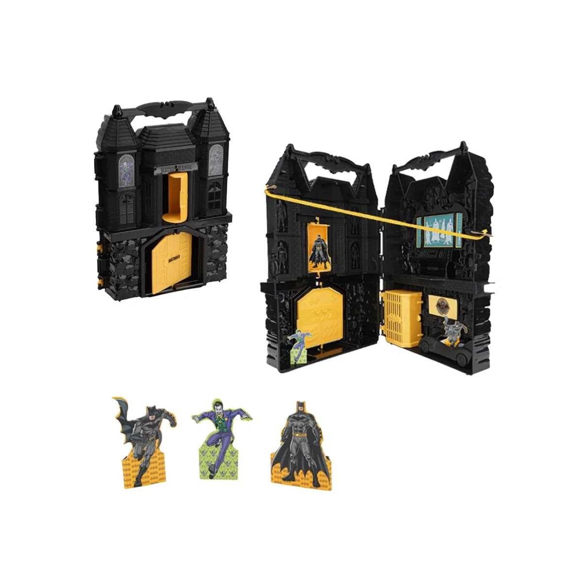 Chinelo Grendene Batman Batcaverna 22761 Preto/Amarelo/Grafit