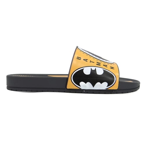 Chinelo Grendene Batman Pop Gaspea 22708 Cinza/Amarelo