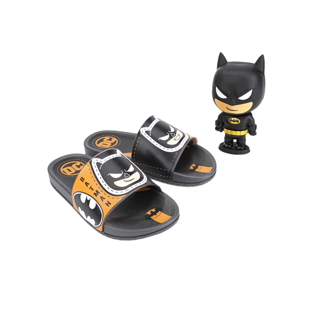 Chinelo Grendene Batman Pop Gaspea 22708 Cinza/Amarelo Chinelo Grendene Batman Pop Gaspea 22708 Cinza/Amarelo