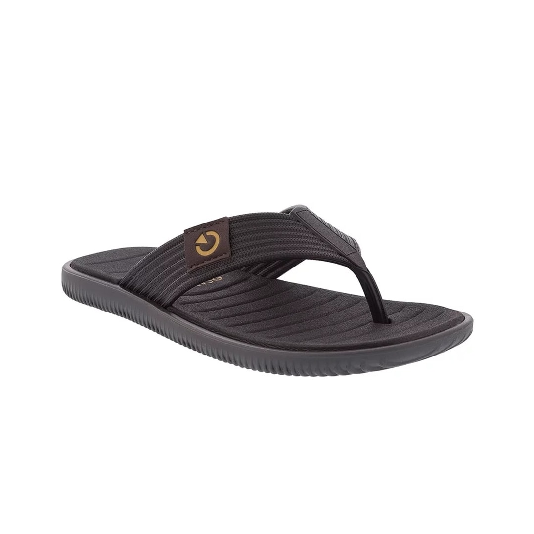 Chinelo Grendene Berlim Dedo 11600 Cinza/Preto/Marrom Chinelo Grendene Berlim Dedo 11600 Cinza/Preto/Marrom