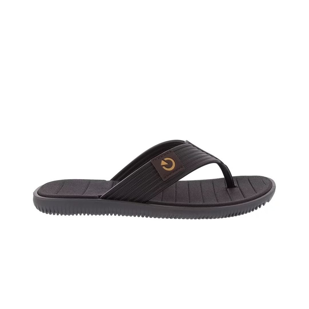 Chinelo Grendene Berlim Dedo 11600 Cinza/Preto/Marrom Chinelo Grendene Berlim Dedo 11600 Cinza/Preto/Marrom