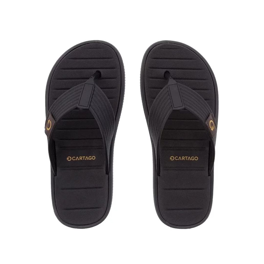 Chinelo Grendene Berlim Dedo 11600 Cinza/Preto/Marrom