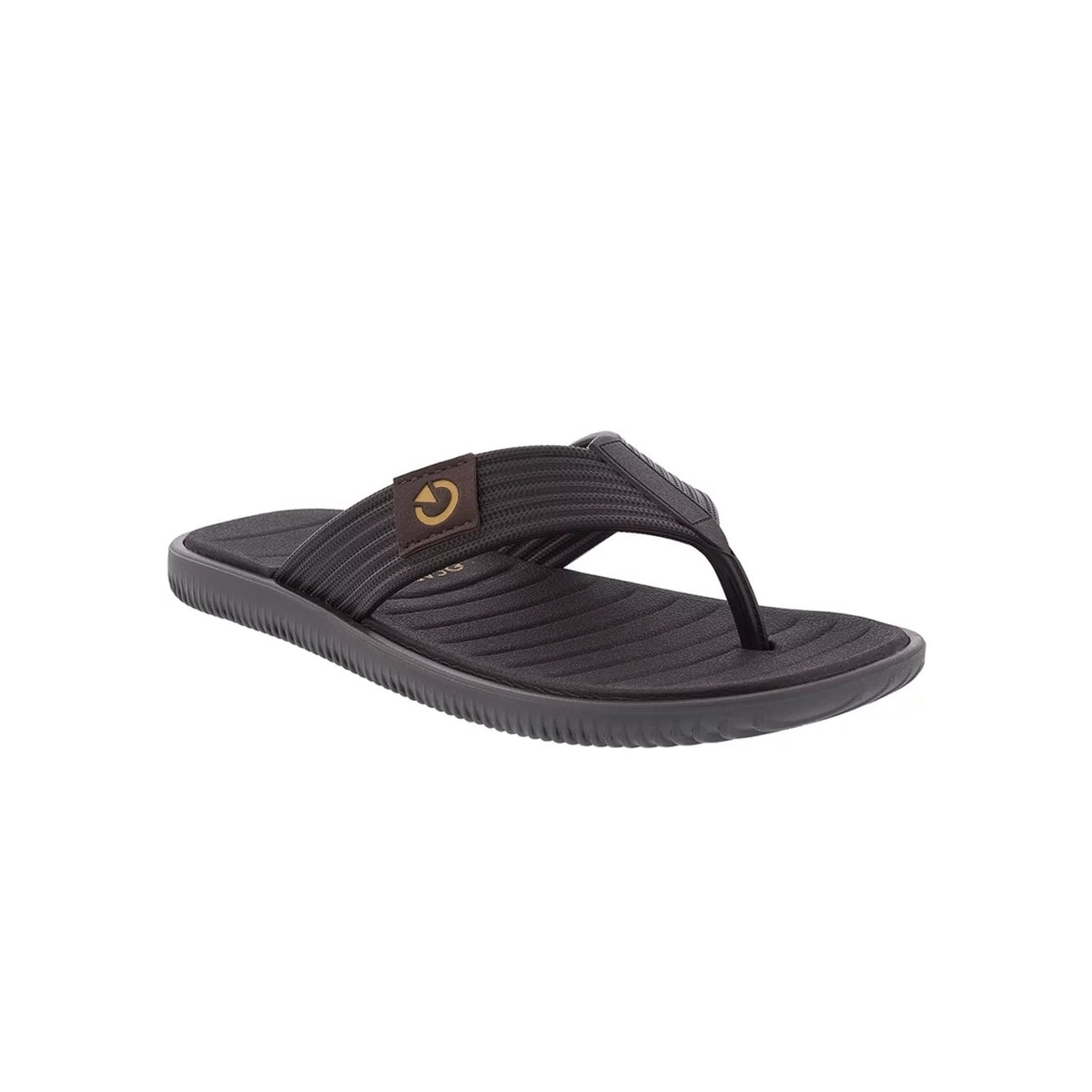 Chinelo Grendene Berlim Dedo 11600 Cinza/Preto/Marrom Chinelo Grendene Berlim Dedo 11600 Cinza/Preto/Marrom