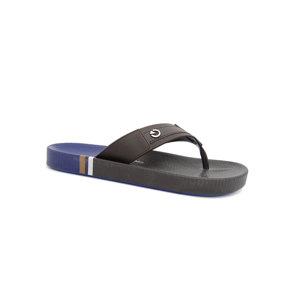 Chinelo Grendene Cartago Atenas Dedo 11849 Azul/Marrom Chinelo Grendene Cartago Atenas Dedo 11849 Azul/Marrom