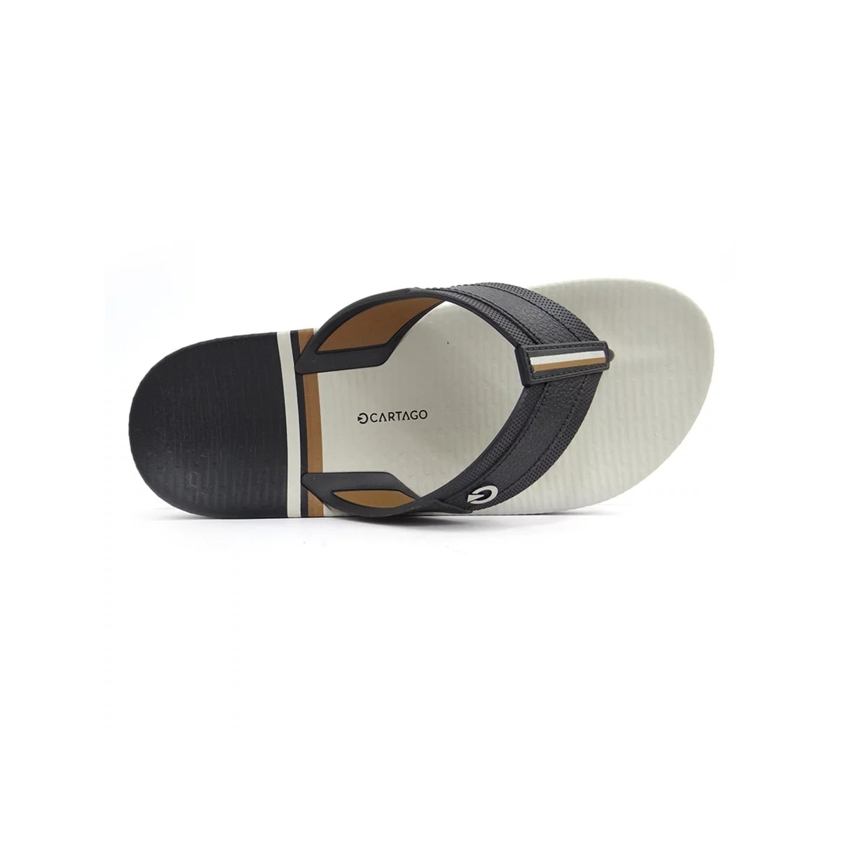 Chinelo Grendene Cartago Atenas Dedo 11849 Bege/Preto Chinelo Grendene Cartago Atenas Dedo 11849 Bege/Preto