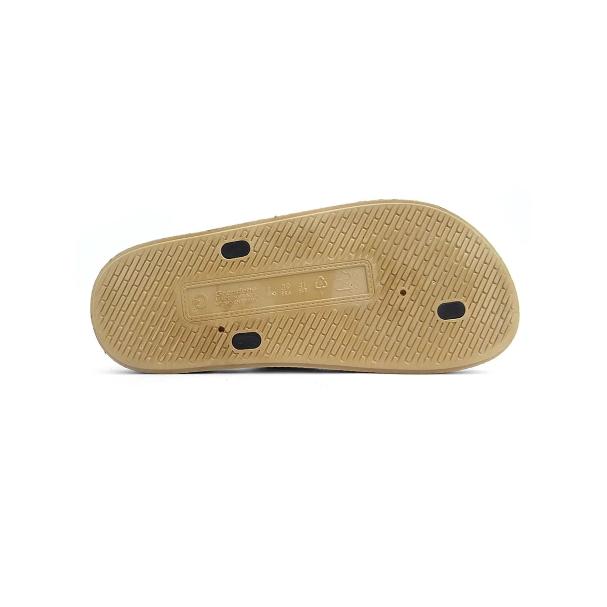 Chinelo Grendene Cartago Atenas Dedo 11849 Bege/Preto