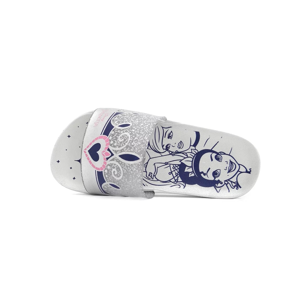 Chinelo Grendene Disney Princesas Surprise 22730 Cinza/Prata Chinelo Grendene Disney Princesas Surprise 22730 Cinza/Prata