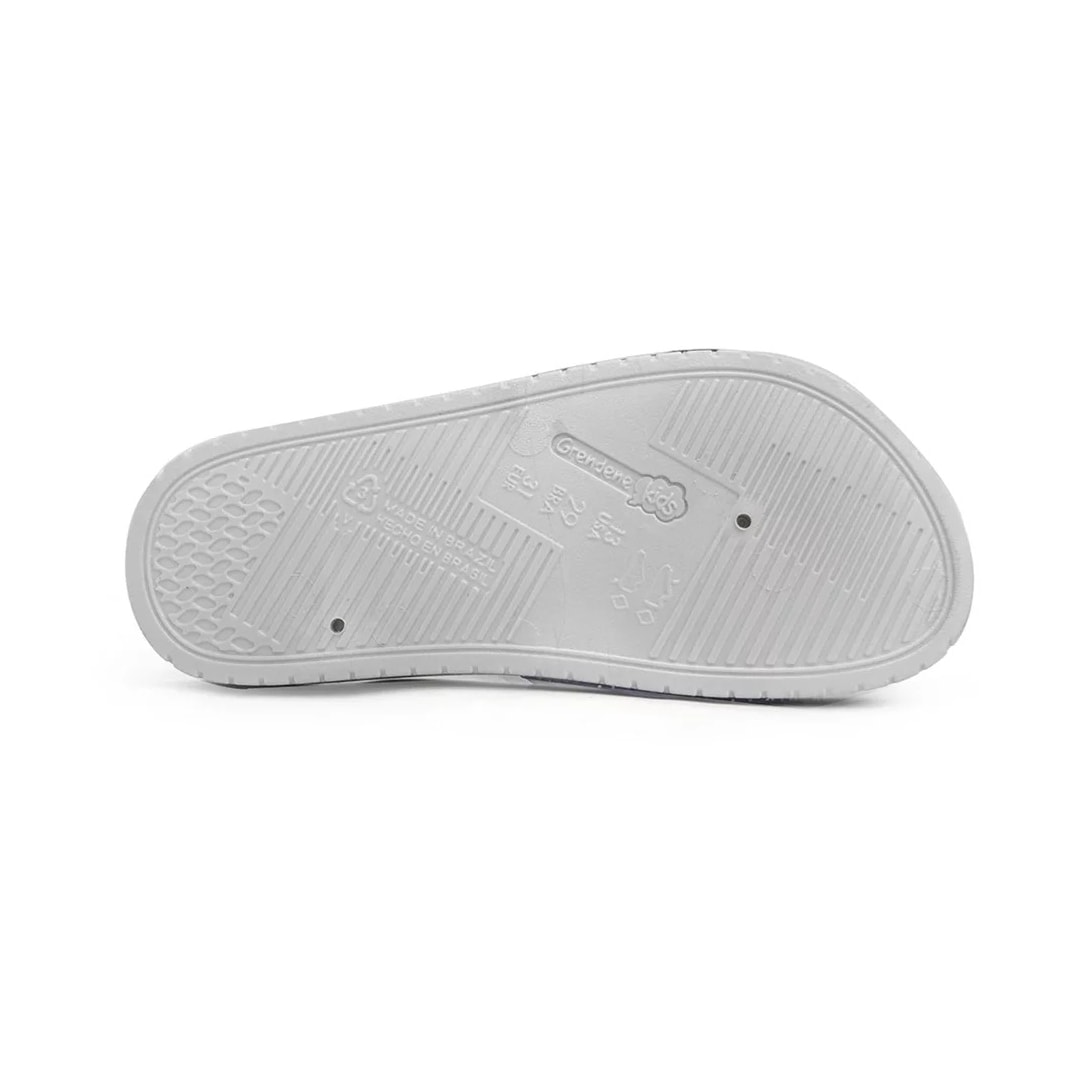 Chinelo Grendene Disney Princesas Surprise 22730 Cinza/Prata