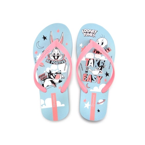 Chinelo Grendene Infantil Kids 26900 Azul/Rosa