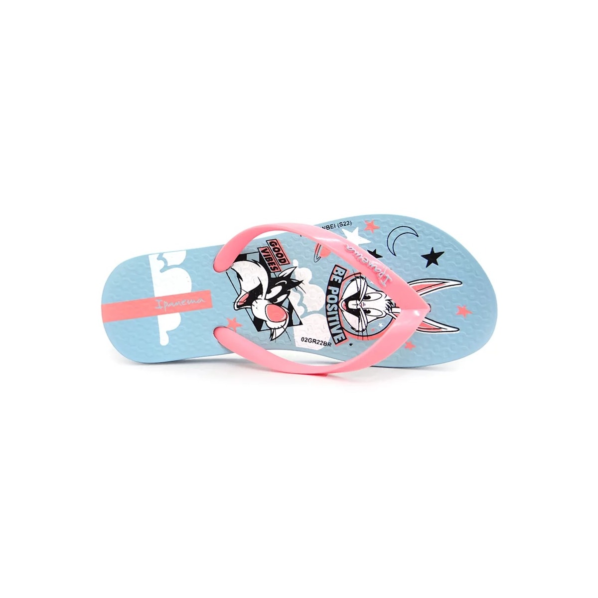 Chinelo Grendene Infantil Kids 26900 Azul/Rosa Chinelo Grendene Infantil Kids 26900 Azul/Rosa