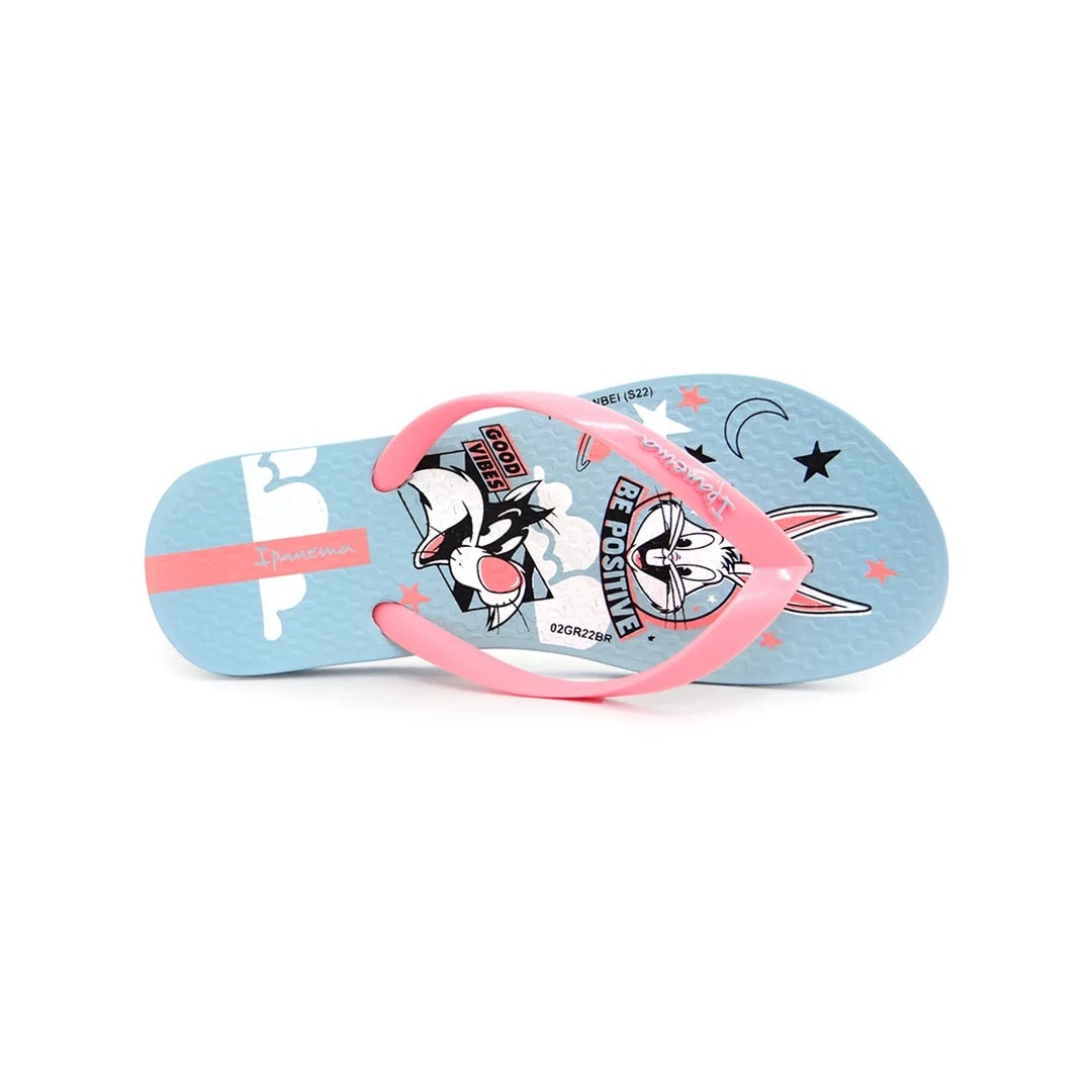 Chinelo Grendene Infantil Kids 26900 Azul/Rosa