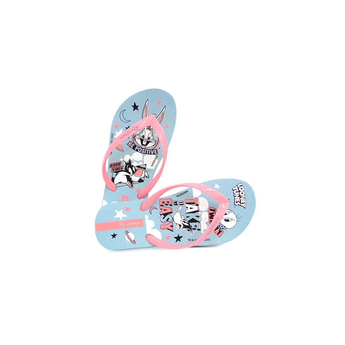 Chinelo Grendene Infantil Kids 26900 Azul/Rosa Chinelo Grendene Infantil Kids 26900 Azul/Rosa
