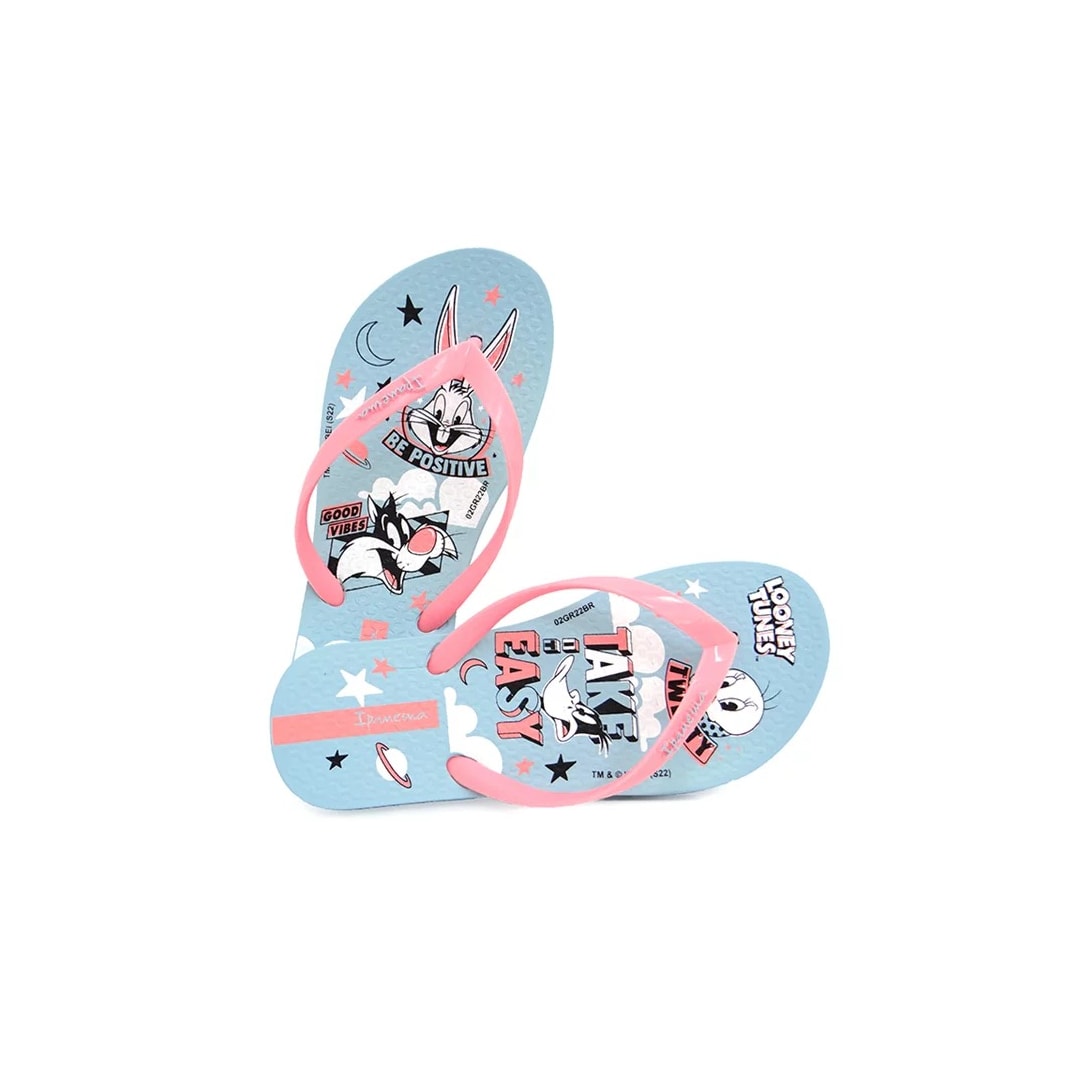 Chinelo Grendene Infantil Kids 26900 Azul/Rosa