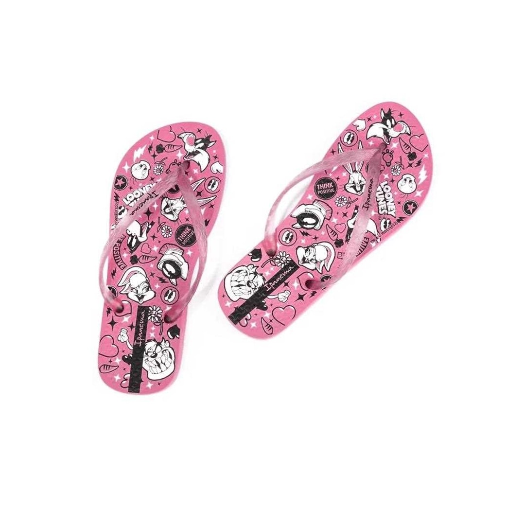 Chinelo Grendene Infantil Kids 26900 Rosa/Branco Chinelo Grendene Infantil Kids 26900 Rosa/Branco