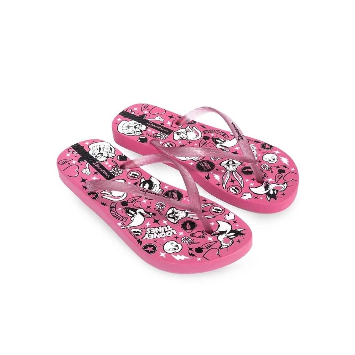 Chinelo Grendene Infantil Kids 26900 Rosa/Branco Chinelo Grendene Infantil Kids 26900 Rosa/Branco