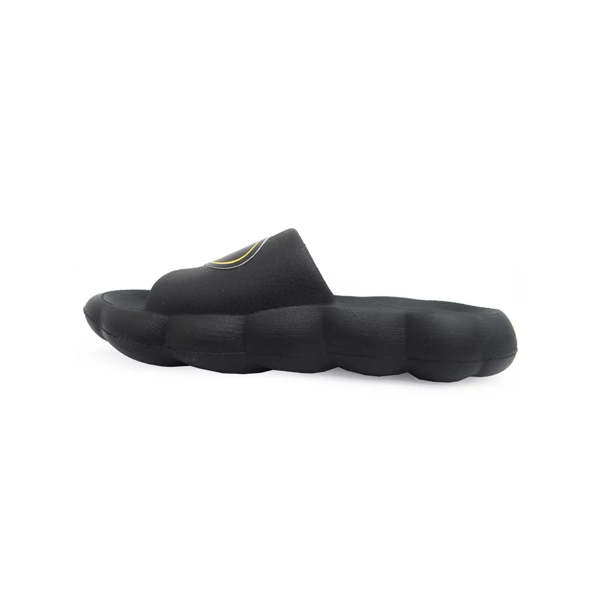 Chinelo Grendene Infantil Slide Warner Comfy 22849 Preto/Amarelo Chinelo Grendene Infantil Slide Warner Comfy 22849 Preto/Amarelo