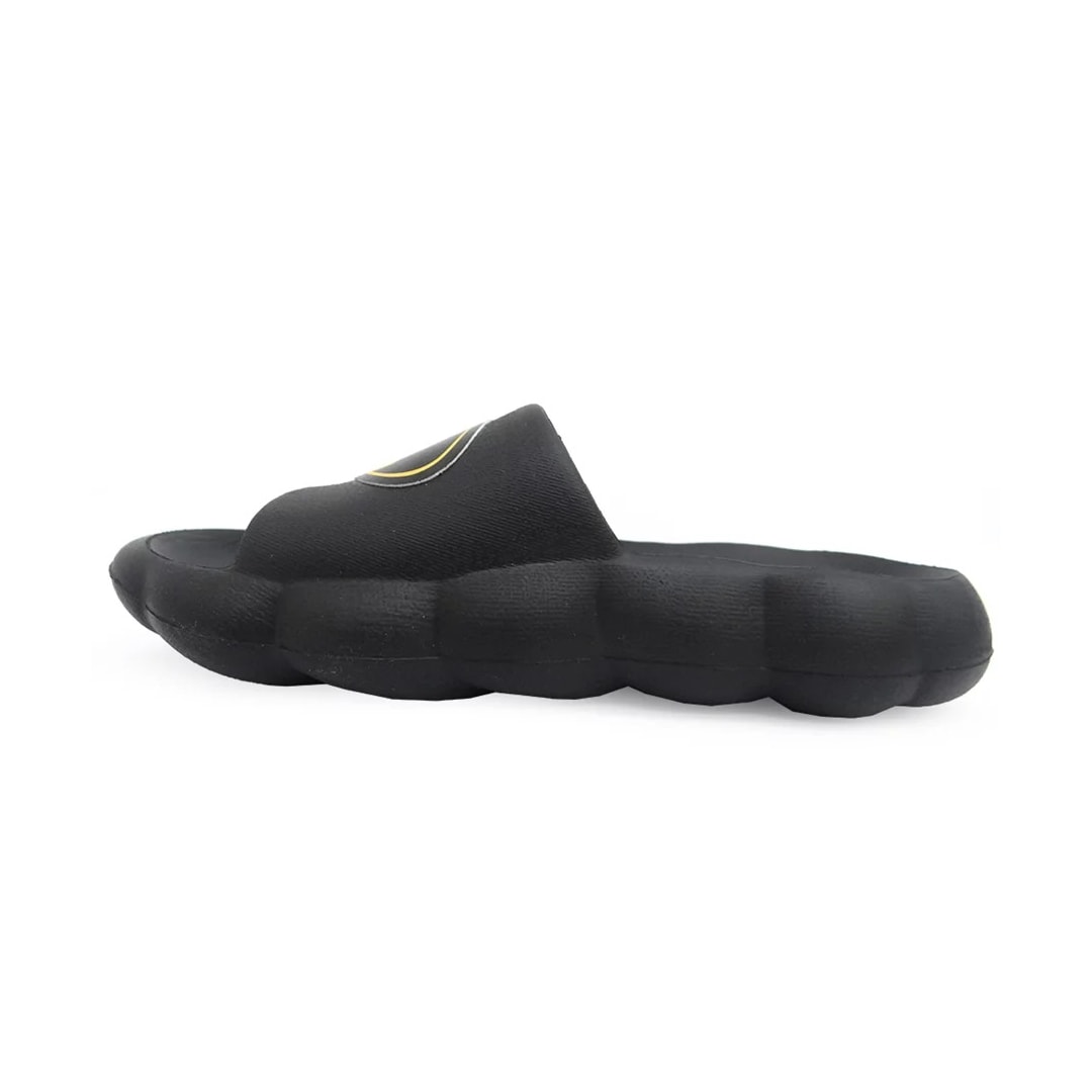 Chinelo Grendene Infantil Slide Warner Comfy 22849 Preto/Amarelo