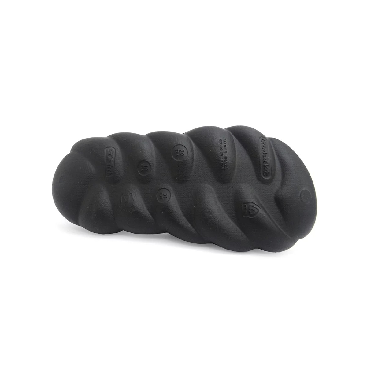Chinelo Grendene Infantil Slide Warner Comfy 22849 Preto/Amarelo