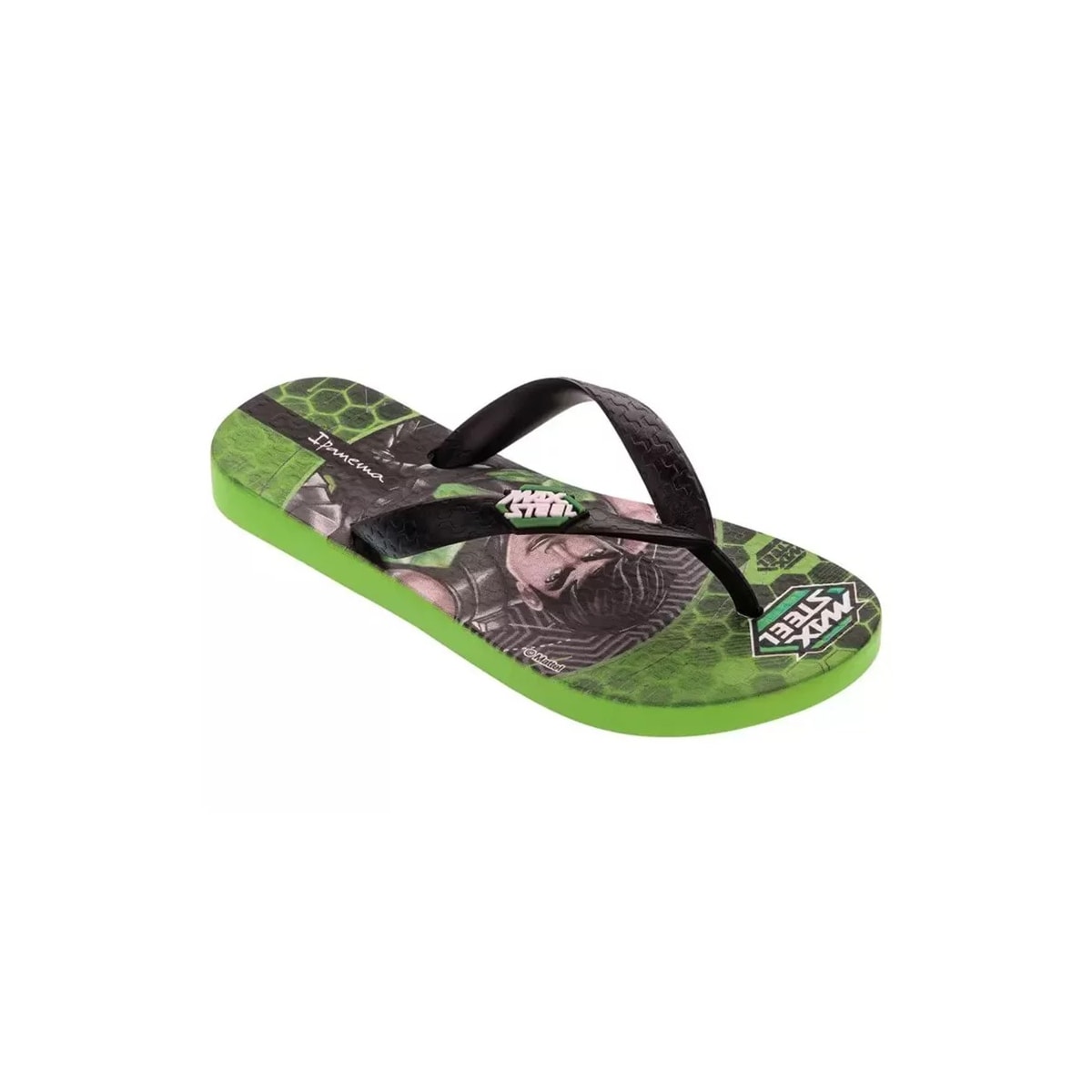 Chinelo Grendene Ipanema Max Steel Menino 26048 Verde/Preto