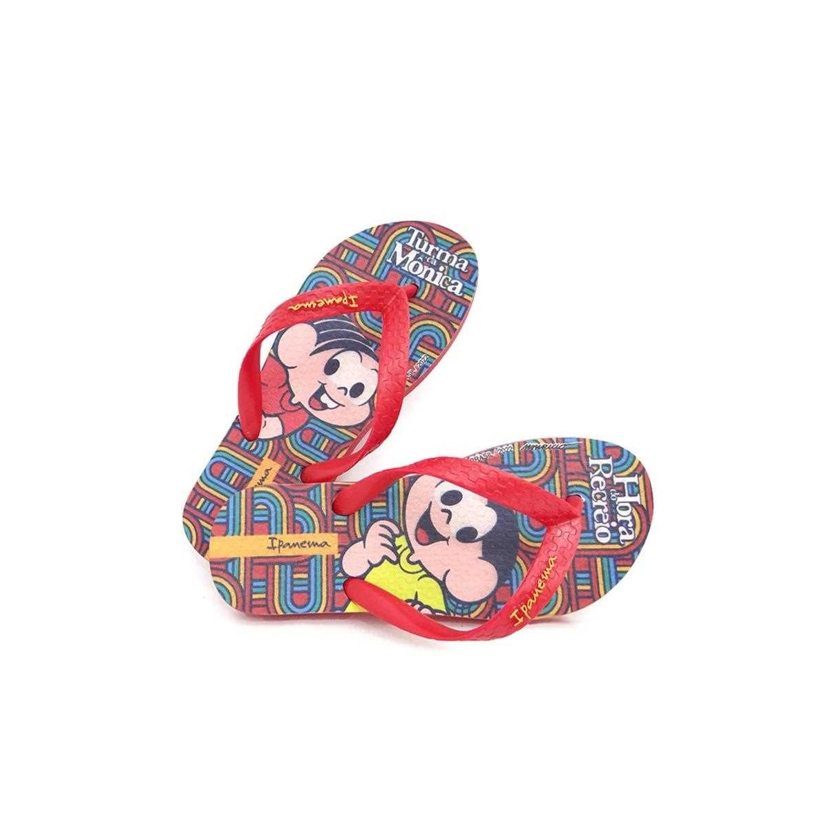 Chinelo Grendene Ipanema Turma da Monica Vermelho/Amarelo Chinelo Grendene Ipanema Turma da Monica Vermelho/Amarelo