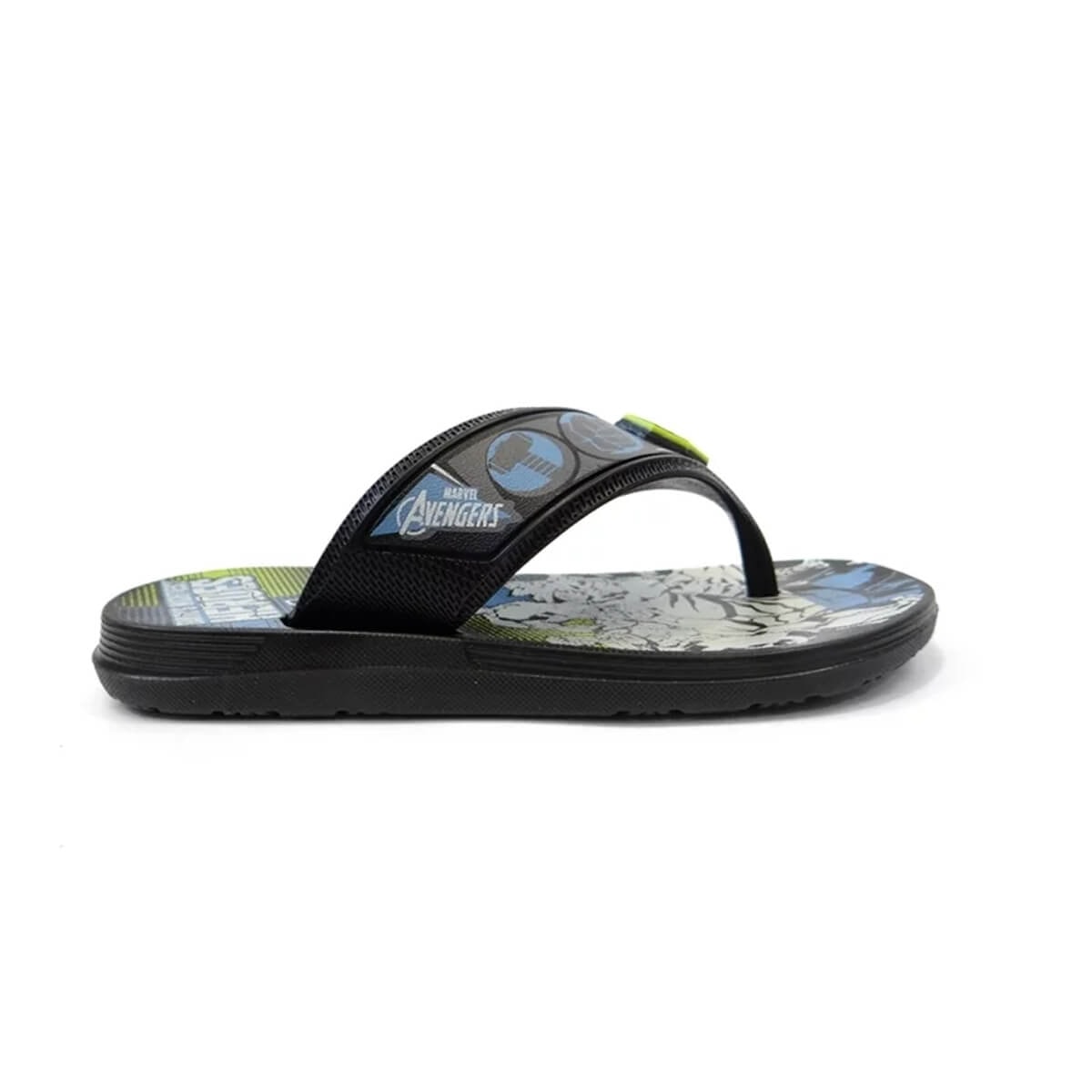 Chinelo Grendene Kids Menino 21816 Preto/Azul/Cinza Chinelo Grendene Kids Menino 21816 Preto/Azul/Cinza