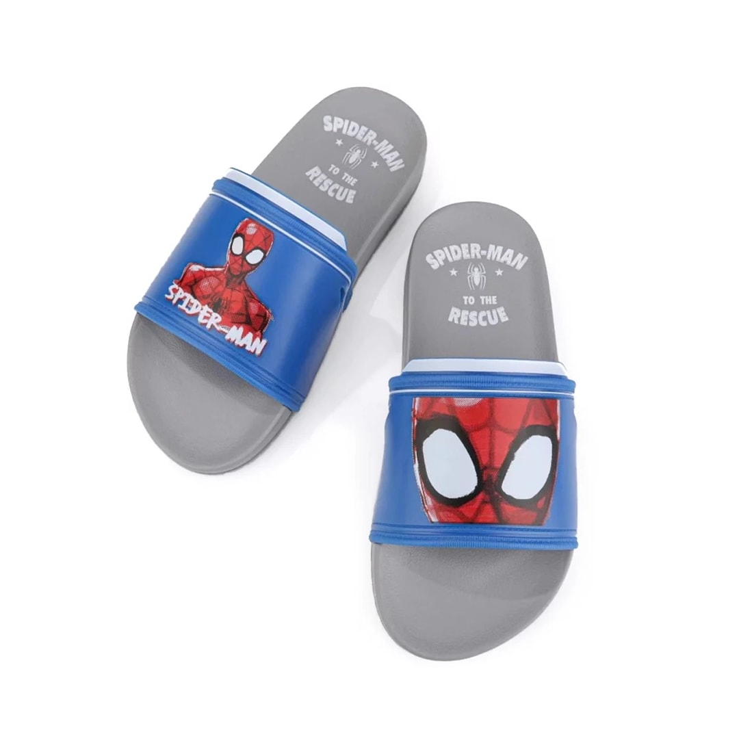 Chinelo Grendene Marvel Hero Squad Gaspea 22585 Cinza/Azul