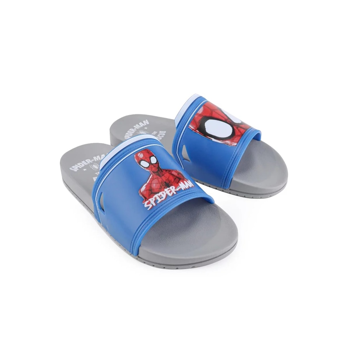 Chinelo Grendene Marvel Hero Squad Gaspea 22585 Cinza/Azul