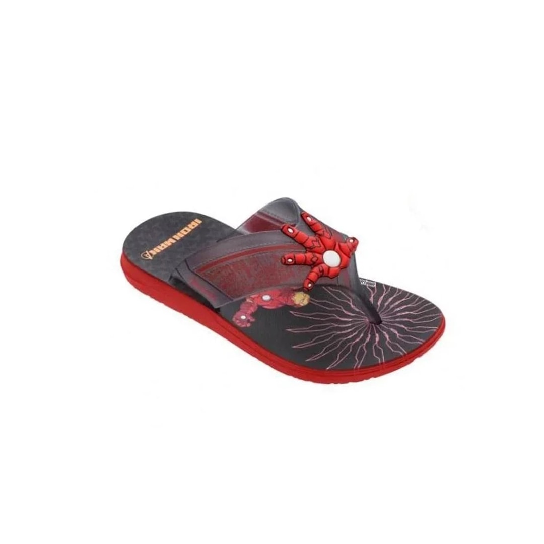 Chinelo Grendene Marvel Icons Super Flop Menino 22273 Vermelho/Fume/Preto Chinelo Grendene Marvel Icons Super Flop Menino 22273 Vermelho/Fume/Preto