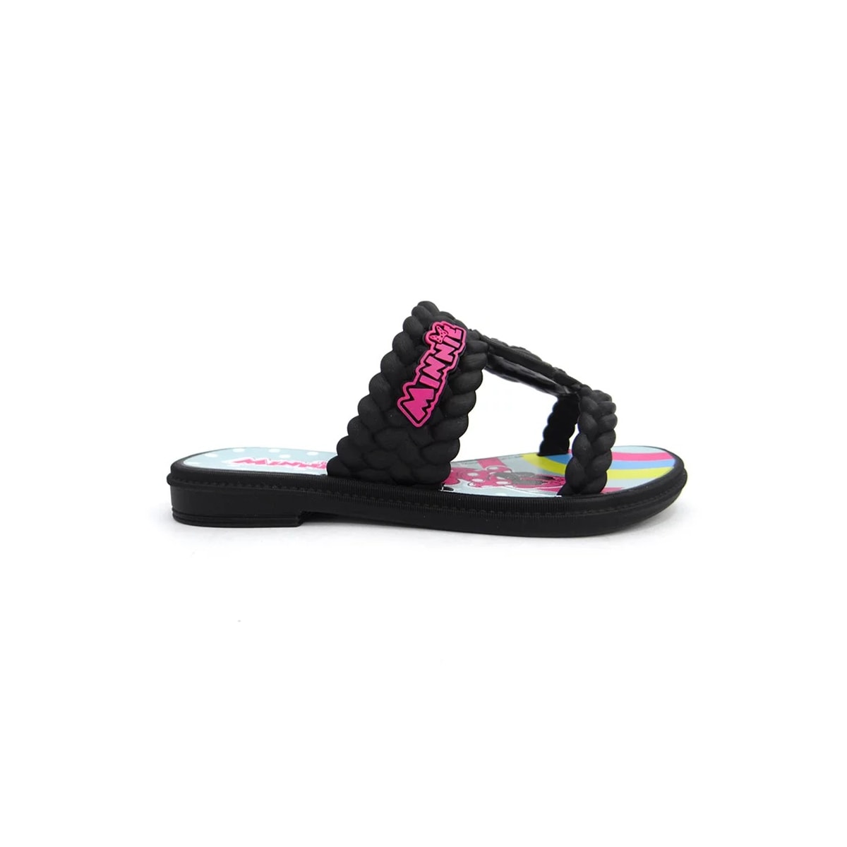 Chinelo Grendene Minnie Mini Geladeira Menina 22491 Preto/Preto/Verde Chinelo Grendene Minnie Mini Geladeira Menina 22491 Preto/Preto/Verde