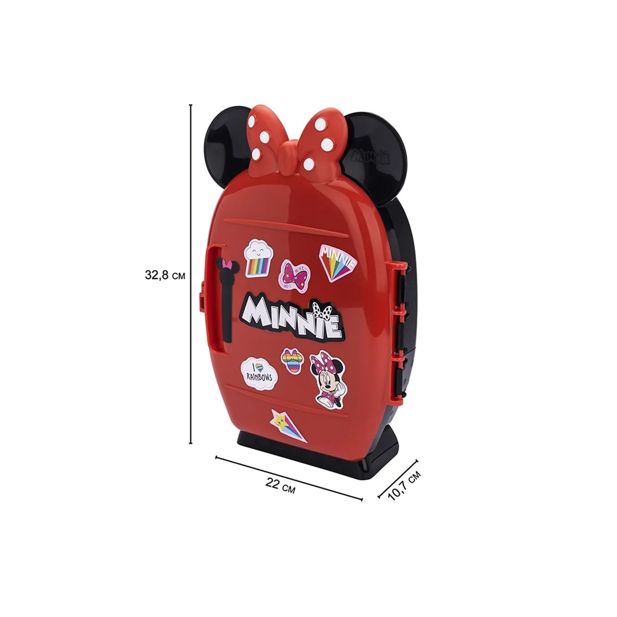 Chinelo Grendene Minnie Mini Geladeira Menina 22491 Preto/Vermelho Chinelo Grendene Minnie Mini Geladeira Menina 22491 Preto/Vermelho