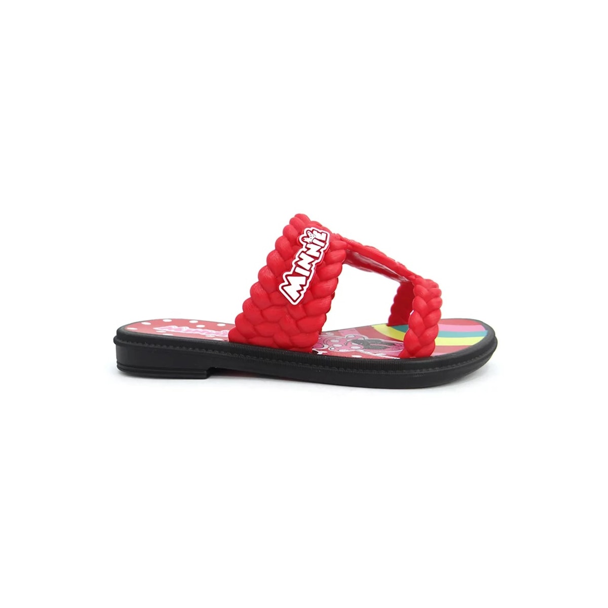 Chinelo Grendene Minnie Mini Geladeira Menina 22491 Preto/Vermelho Chinelo Grendene Minnie Mini Geladeira Menina 22491 Preto/Vermelho