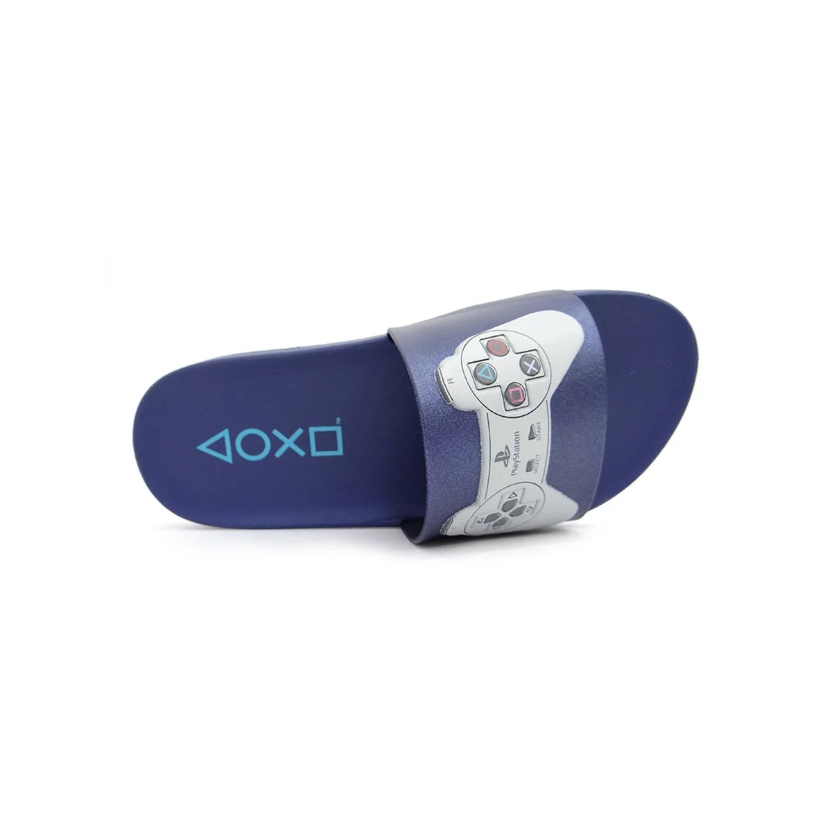 Chinelo Grendene Playstation Play One Slide Menino 22503 Azul/Azul/Cinza Chinelo Grendene Playstation Play One Slide Menino 22503 Azul/Azul/Cinza